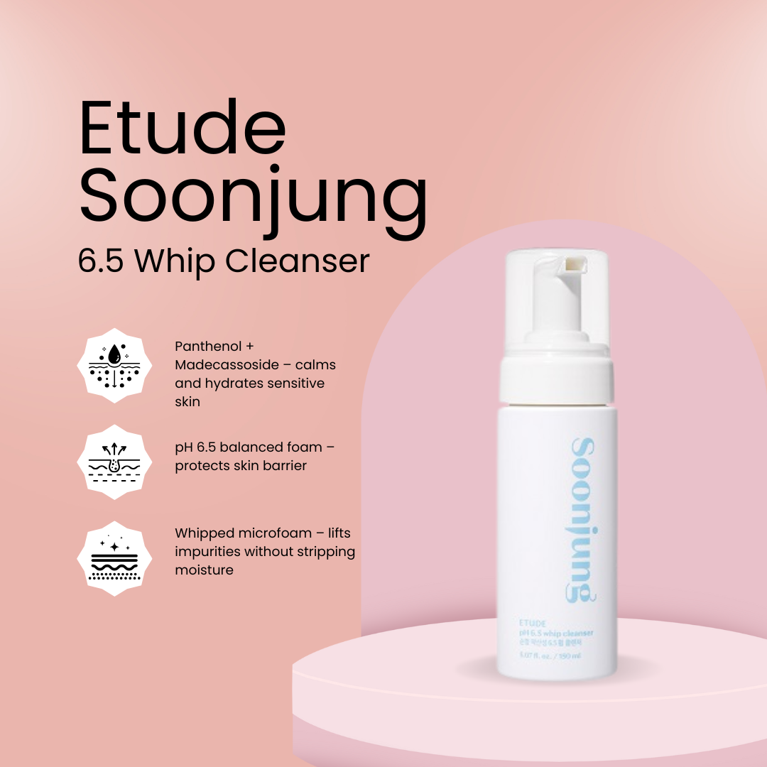 Etude SoonJung 6.5 Whip Cleanser 150ml
