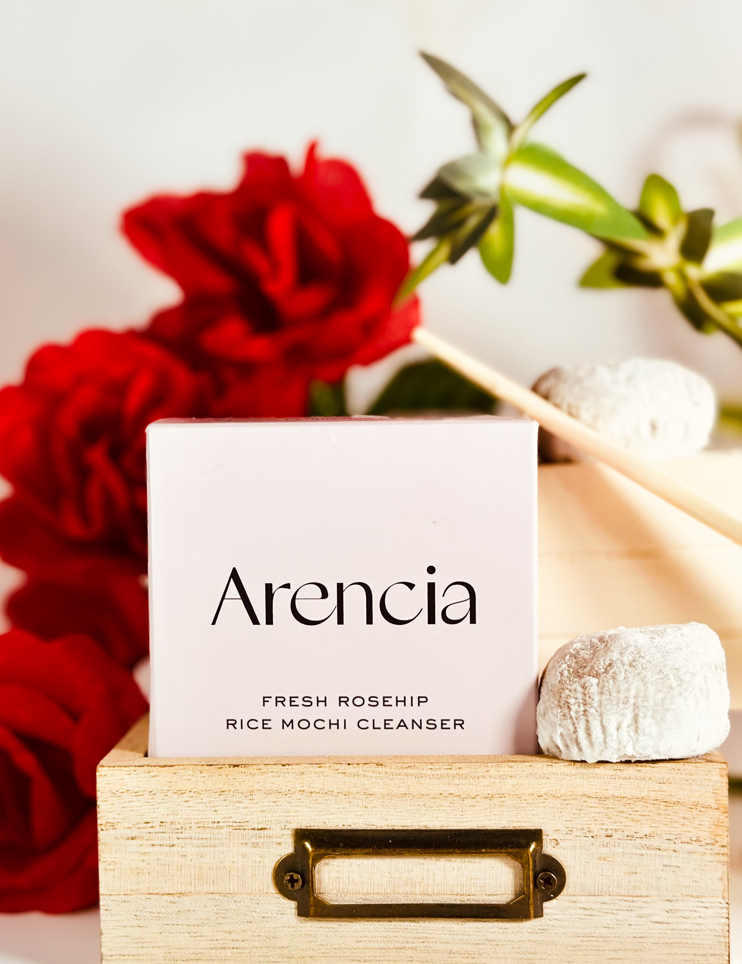 Arencia Fresh Rosehip Rice Mochi Cleanser 120g
