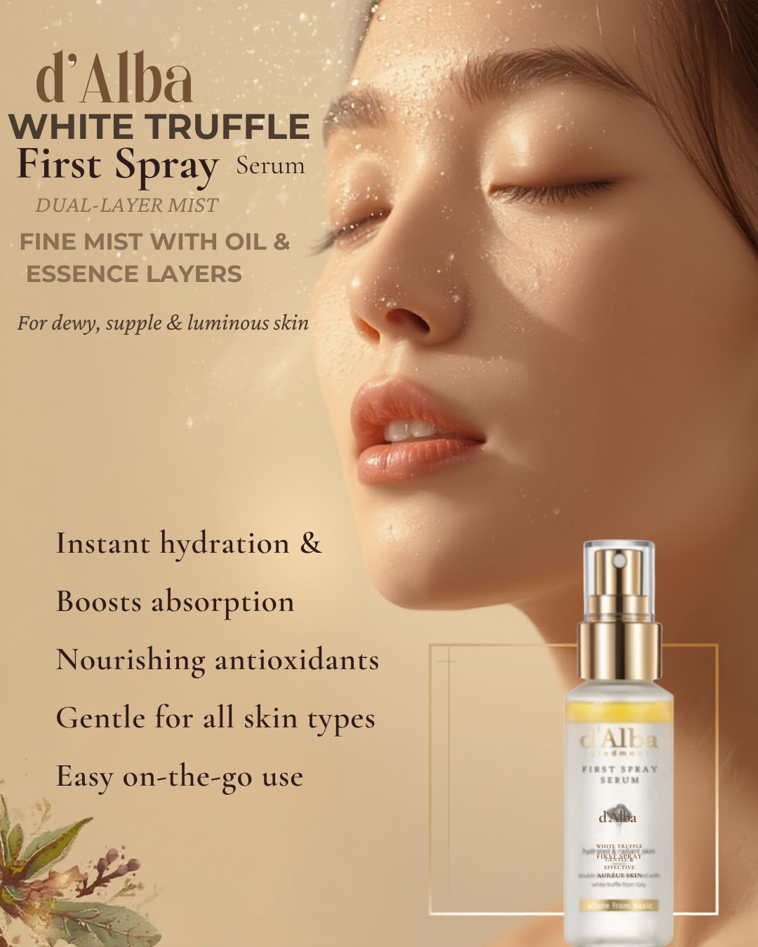 d'Alba White Truffle First Spray Serum 50ml