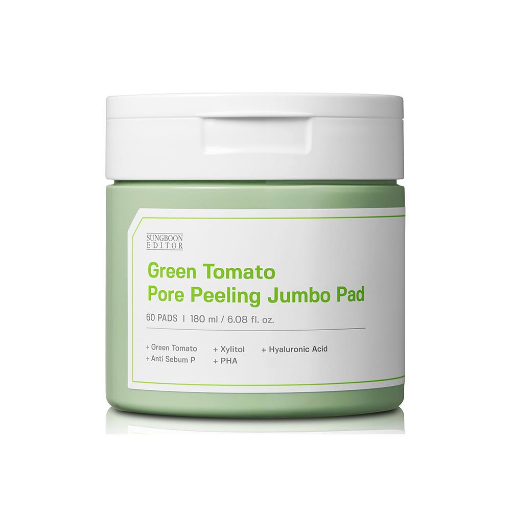Sungboon Editor Green Tomato Pore Peeling Jumbo Pad 60 Pads