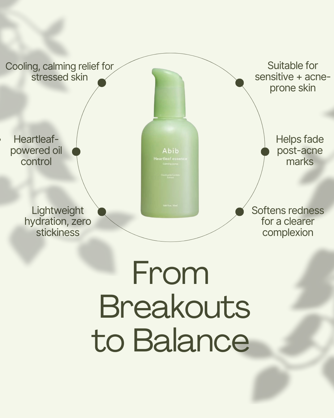 Abib Heartleaf Essence Calming Pump 50ml