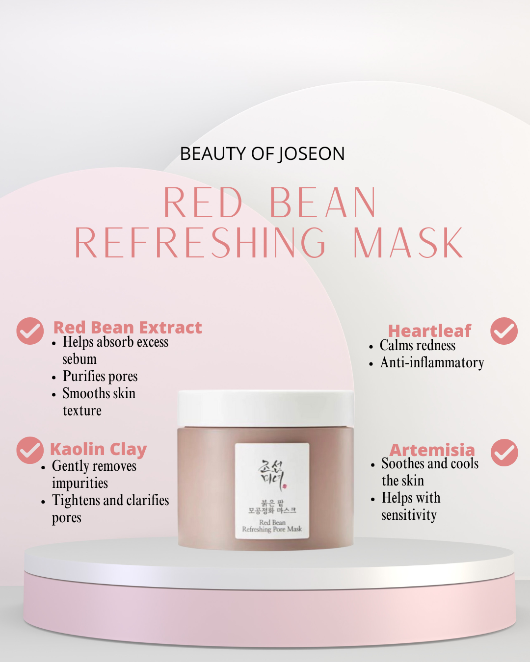 Beauty of Joseon Red Bean Refreshing Pore Mask