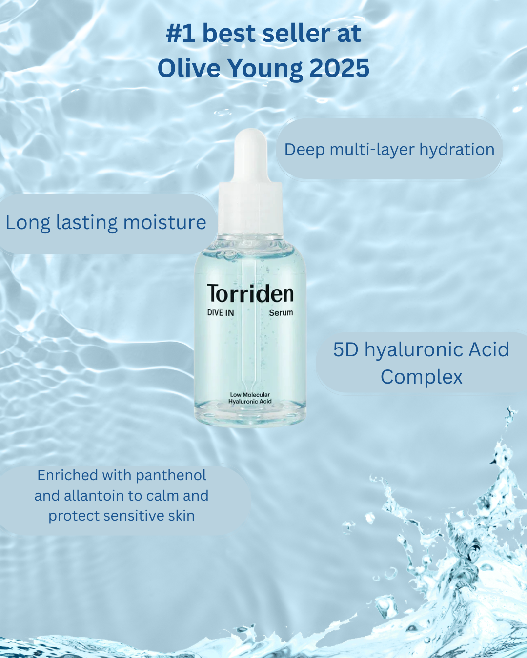 Torriden Dive-In Low Molecular Hyaluronic Acid Serum 50ml